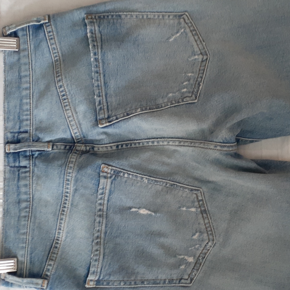 AGOLDE  distressed blue jeans size 26 - Picture 13 of 16